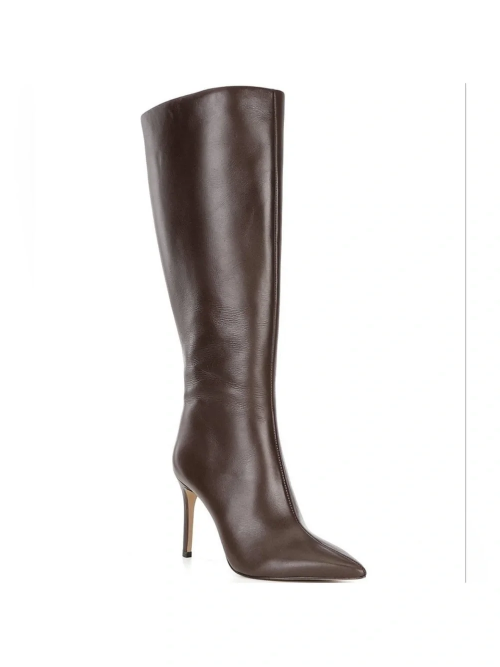 Gianni Bini Brown Knee High Pointed Toe Stiletto Boots Size 9.5 NWT